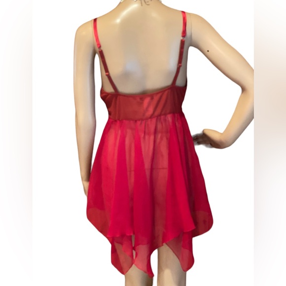 Sexy Red Nighty by Maidenform - Picture 2 of 6